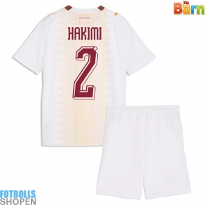 Billiga Marocko Achraf Hakimi #2 Bortatröja Barn VM 2026 Kortärmad (+ Korta byxor)
